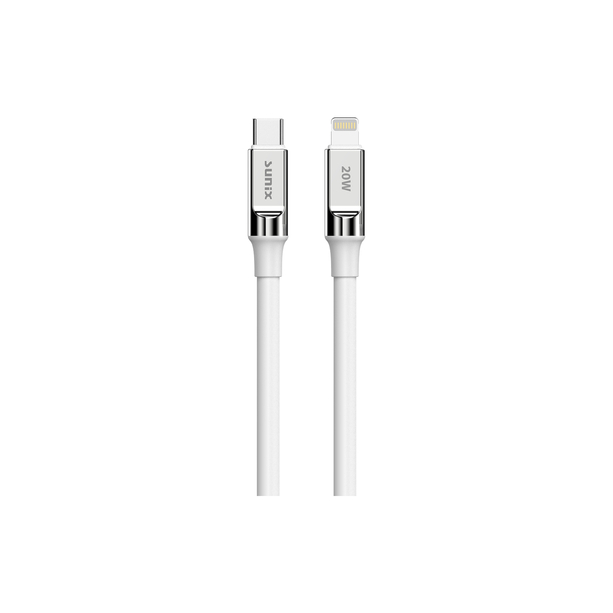 SC-67 20W USB-C Lightning Şarj ve Data Kablosu - Beyaz