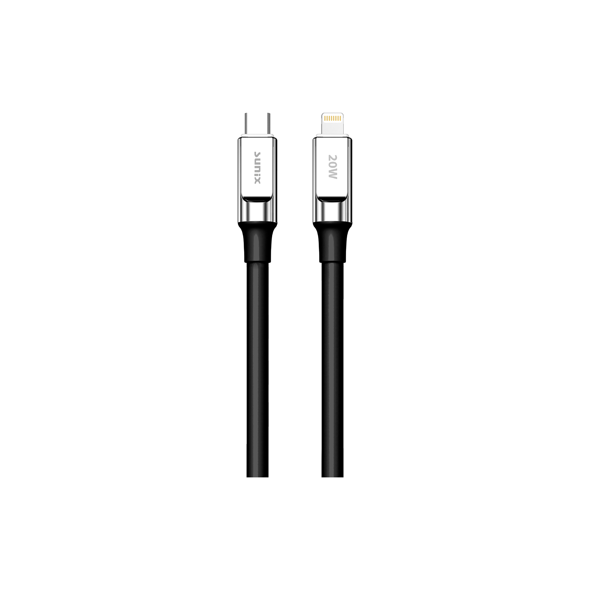 SC-67 20W USB-C Lightning Şarj ve Data Kablosu - Siyah