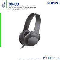Sunix Sunix Turkiye Toptan Sx 53 Kablolu Kulak Ustu Kulaklik