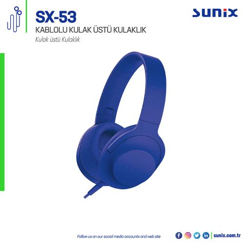 SX-53 Kablolu Kulak üstü Kulaklık