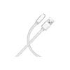 SC-03 Soft Kablo Lightning Şarj ve Data Kablosu - Beyaz