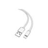 SC-03 Soft Kablo Lightning Şarj ve Data Kablosu - Beyaz