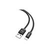 SC-03 Soft Kablo Lightning Şarj ve Data Kablosu - Siyah